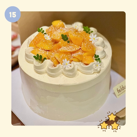 Bánh kem XOÀI DỪA - Mẫu 15 - đặt trước từ 3 tiếng