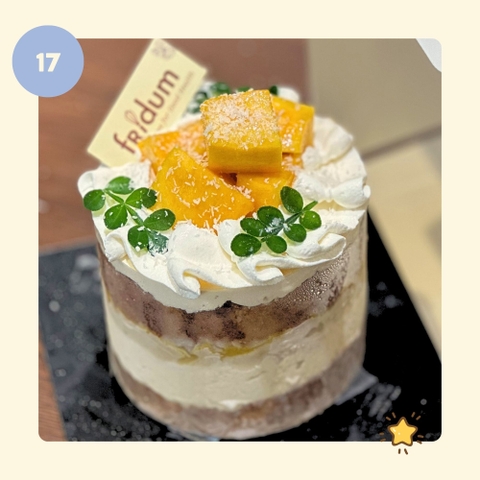 Bánh kem XOÀI DỪA - Mẫu 17 - đặt trước từ 3 tiếng