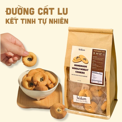 Quy Trứng Muối Mè Đen Nguyên Cám