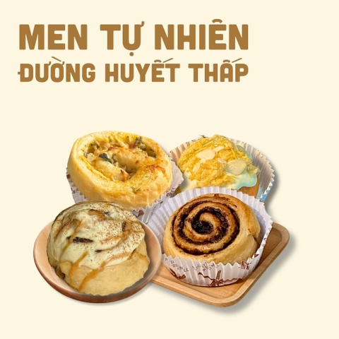 Combo 4 Bánh Cuộn Men tự nhiên
