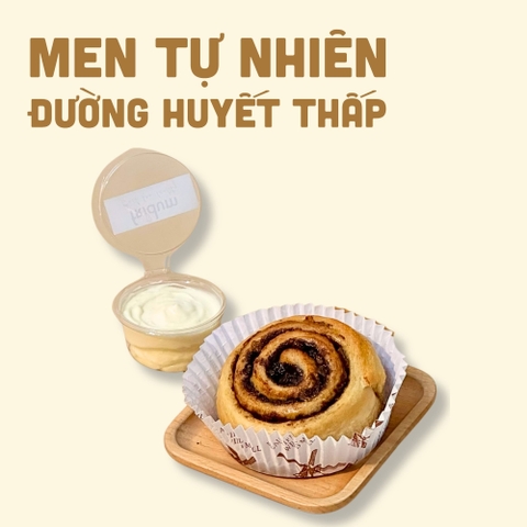 Quế cuộn Táo - Men tự nhiên Sourdough Ủ 20h Đường huyết thấp