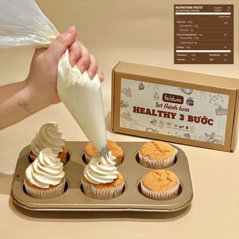 Set DIY Bánh kem/Cupcake Không Gluten