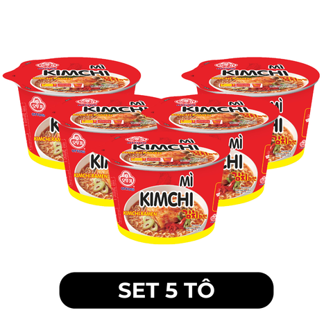 OTTOGI - Mì tô Ottogi hương vị Kim chi, Ottogi mì tô Kim chi Ottogi, Mì Kim chi Ottogi Hàn Quốc - 105g/tô - 00427