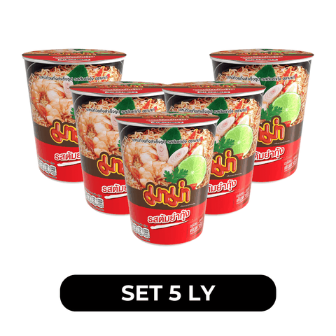 MAMA - Mì Mama ly hương vị Tôm Tomyum - Mì Tôm Tomyum ly, Mì ly Thái Lam Tôm Tomyum - 60g/ly - 00263
