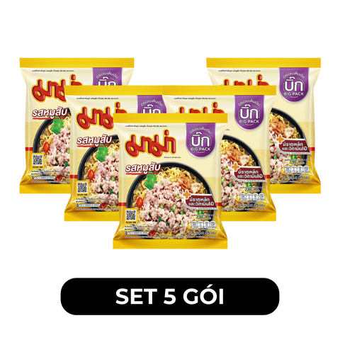 MAMA - Mì MAMA gói lớn 95g vị Thịt heo bằm/ MaMa gói lớn vị Thịt heo/ Mì Thái Lan MaMa gói vị Thịt 95g/ Mì Thailand MaMa 95g vị Thịt heo bằm/ Mì Ăn Liền Thái Lan gói lớn - Mie Mama lớn 95g/ Mì nước Mama ThaiLand - 95g/gói - 00269