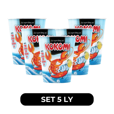 MASAN - Mì ly Kokomi hương vị Tôm Chua Cay Chanh ớt - 65g/ly - 00125