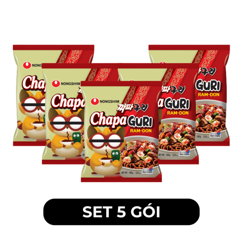 NONGSHIM - Mì Chapaguri hương vị tương đen, Mì tương đen Chapaguri, Mì Nongshim Chapaguri Hàn Quốc - 140g/gói - 00262