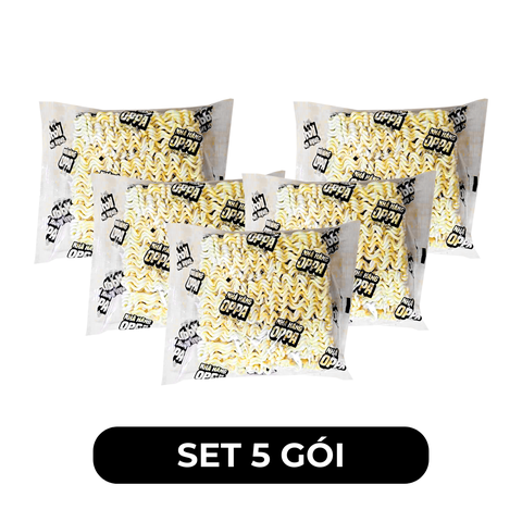 OTTOGI - Mì không gói gia vị nhà hàng Oppa, Mì không gia vị Hàn Quốc Otoki, Mì Oppa không gia vị - 75g/gói - 00641