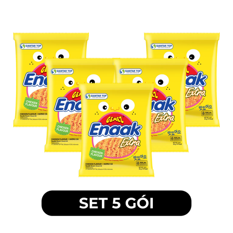 SIANTAR TOP - Snack mì Enaak hương vị Gà, Snack mì trẻ em Enaak Gemez Indonesia, Snack Enaak Indo - 30g/gói - 00690