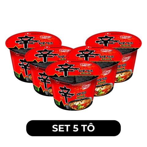 NONGSHIM - Mì tô Nongshim Shin ramyun Cay, Mì tô Shin ramyun Cay Nongshim, Mì Nongshim Shin ramyun tô - 114g/tô - 00433