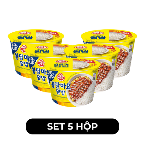 OTOKI - Cơm hộp ăn liền Ottogi hương vị Gà cay sốt Mayonnaise, Cơm gà cay xốt Mayonnaise Ottogi - 180g/hộp - 00685