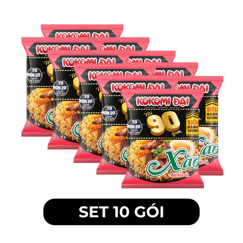 MASAN - Mì xào Kokomi 90 hương vị Bò xốt cà, Mì Kokomi 90 Bò sốt cà, Mì xào Kokomi Đại 90 bò xốt cà - 95g/gói - 00237