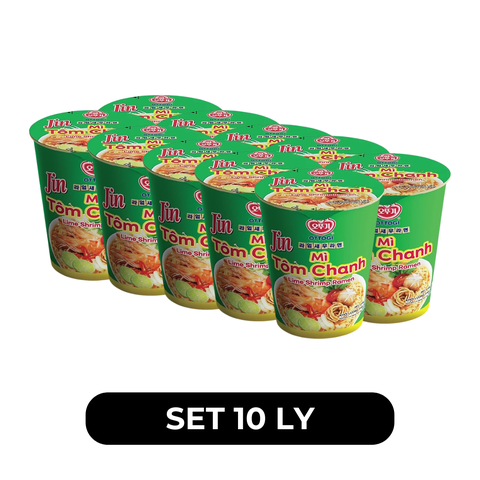 OTTOGI - Mì ly Jin hương vị tôm chanh, Mì tôm chanh Jin ly, Mì ly Jin tôm chanh, Mì ly ăn liền Ottogi - 65g/ly - 00194