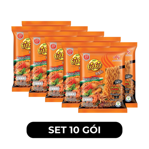 AJINOMOTO - Mì xào khô Yum Yum Hải sản Pad Char, Mì xào Hải sản Pad Char YumYum, Mì Ei Ei, Mì Thái Lan - 75g/gói - 00559