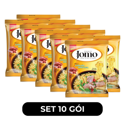 ASIAFOODS - Mì khoai tây Jomo hương vị Sườn hầm măng chua, Mì Jomo sườn hầm măng chua, Mì ăn liền Jomo - 85g/gói - 00348