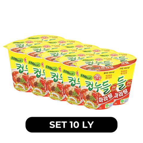 OTTOGI - Miến ly Ottogi hương vị Lẩu cay tê Mala, Miến Ottogi ly ăn liền, Miến Hàn Quốc - 45g/ly - 00624
