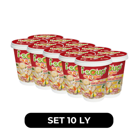 NFC - Súp ly I-Soup Huups! hương vị Gà táo đỏ, Súp I-Soup Huups, Isoup Huups súp ăn liền Isoup Huups ly - 12g/ly - 00678