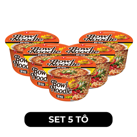 NONGSHIM - Mì tô Nongshim Gà cay, Mì tô gà cay Nongshim, Mì Nongshim tô gà cay, Mì Gà cay Nongshim tô - 100g/tô - 00425