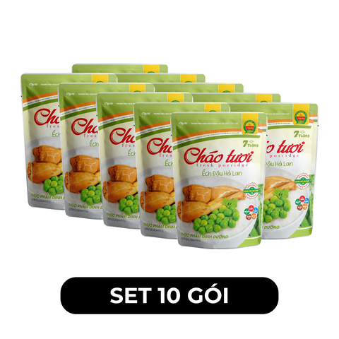 CÂY THỊ - Cháo tươi Cây Thị hương vị Ếch đậu Hà Lan, Cháo tươi ếch đậu Hà Lan Cây Thị, Cháo Cây Thị - 240g/gói - 00738
