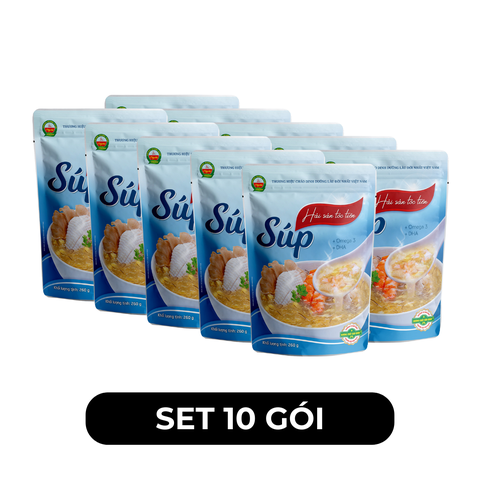 CÂY THỊ - Súp Cây Thị hương vị Hải sản tóc tiên, Súp hải sản tóc tiên Cây Thị súp dinh dưỡng Cây Thị - 260g/gói -  00791