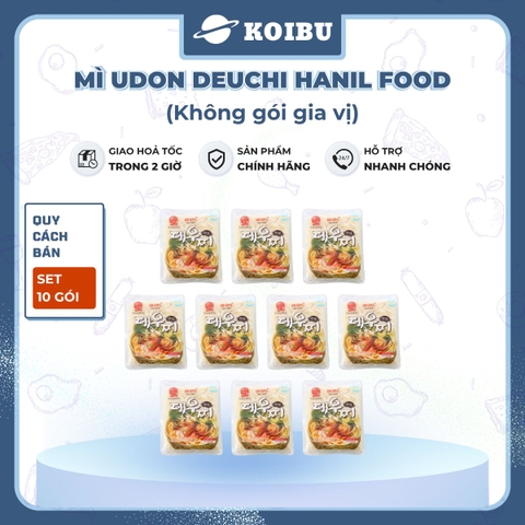 HANIL FOOD - Mì Udon Deuchi Hanil Food (không gói gia vị), Mì Udon không gia vị, Udon Hàn Quốc - 200g/gói - 00828