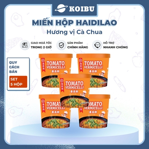 YIHAI - Miến hộp Haidilao hương vị Cà chua, Haidilao miến cà chua Haidilao hộp, Miến Haidiao ăn liền 122g/hộp - 00820