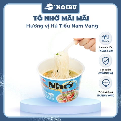 ACECOOK - Hủ tiếu tô Nhớ Mãi Mãi hương vị hủ tiếu nam vang, Tô Nhớ Mãi Mãi hủ tiếu nam vang, Hủ tiếu nhớ ăn liền - 71g/tô - 00025