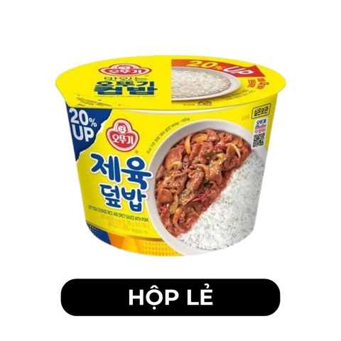 OTOKI - Cơm hộp ăn liền Ottogi hương vị Thịt heo sốt cay, Cơm thịt heo sốt cay Ottogi Hàn Quốc - 180g/hộp - 00684