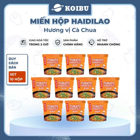 YIHAI - Miến hộp Haidilao hương vị Cà chua, Haidilao miến cà chua Haidilao hộp, Miến Haidiao ăn liền 122g/hộp - 00820