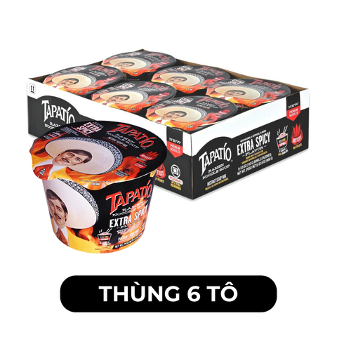 TAPATÍO - Mì tô Tapatío hương vị Siêu cay, Mì tô siêu cay Tapatío, Mì tô Mexico, Mì Tapatio Mexico - 110g/tô - 00532