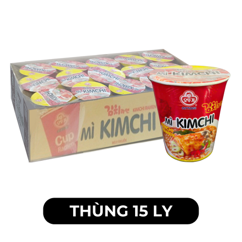 OTTOGI - Mì ly Ottogi hương vị Kim chi, Ottogi mì ly, Mì ly Hàn Quốc Otogi ly, Ottogi ly kim chi - 62g/ly - 00243