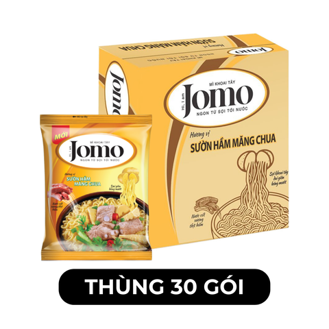 ASIAFOODS - Mì khoai tây Jomo hương vị Sườn hầm măng chua, Mì Jomo sườn hầm măng chua, Mì ăn liền Jomo - 85g/gói - 00348