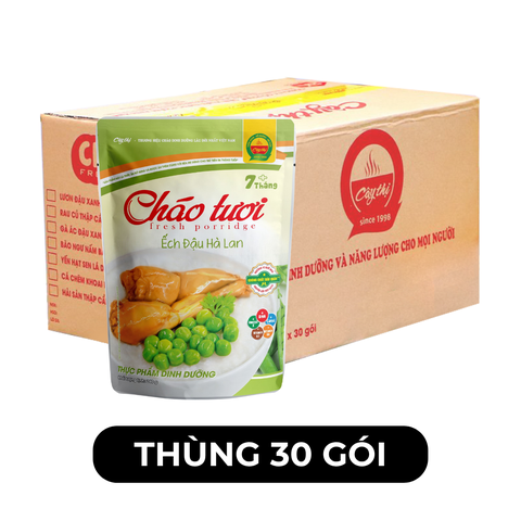CÂY THỊ - Cháo tươi Cây Thị hương vị Ếch đậu Hà Lan, Cháo tươi ếch đậu Hà Lan Cây Thị, Cháo Cây Thị - 240g/gói - 00738