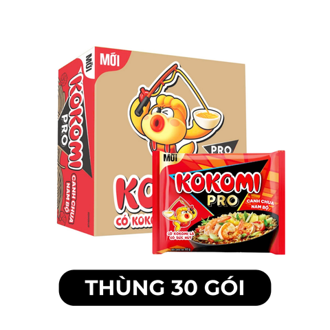 MASAN - Mì Kokomi Pro Canh chua Nam Bộ, Mì Kokomi Pro hương vị canh chua nam bộ, Mì canh chua nam bộ Kokomi Pro - 82g/gói - 00522