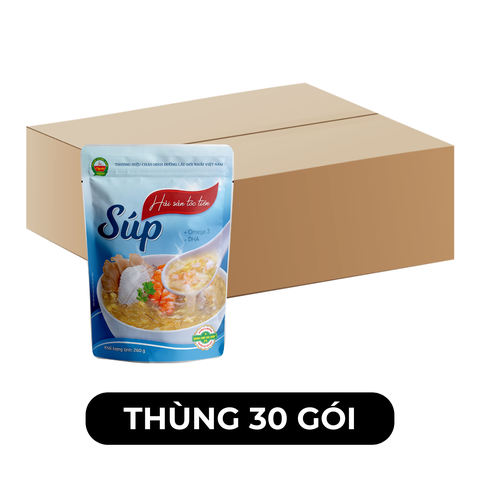 CÂY THỊ - Súp Cây Thị hương vị Hải sản tóc tiên, Súp hải sản tóc tiên Cây Thị súp dinh dưỡng Cây Thị - 260g/gói -  00791