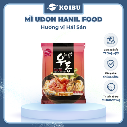 HANIL FOOD - Mì Udon N Hanil Food hương vị Hải sản - 225g/gói - 00877