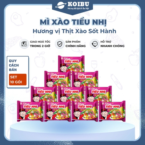 UNI-PRESIDENT - Mì xào tiểu nhị hương vị Thịt xào sốt hành, Mì thịt xào sốt hành, Mì thịt xào Tiểu nhị gói - 72g/gói - 00290