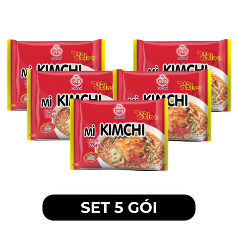 OTTOGI - Mì nấu Ottogi hương vị Kim chi, Mì Kim chi Ottogi, Mì Ottogi Kim chi, Mì nấu Otogi ăn liền - 120g/gói - 00458