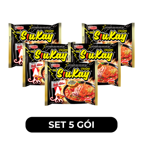 ACECOOK - Mì Siukay hương vị hải sản - 128g/gói - 00038