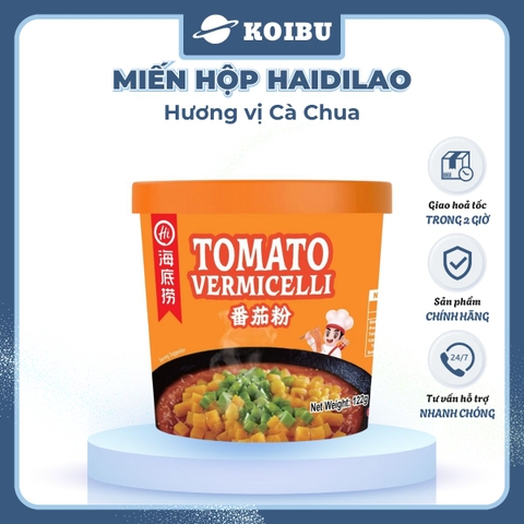YIHAI - Miến hộp Haidilao hương vị Cà chua, Haidilao miến cà chua Haidilao hộp, Miến Haidiao ăn liền 122g/hộp - 00820