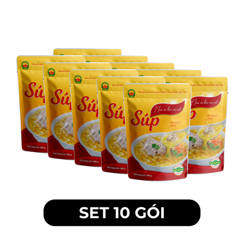 CÂY THỊ - Súp Cây Thị hương vị Nui óc heo cà rốt, Súp nui óc heo cà rốt Cây Thị súp dinh dưỡng - 260g/gói -  00792