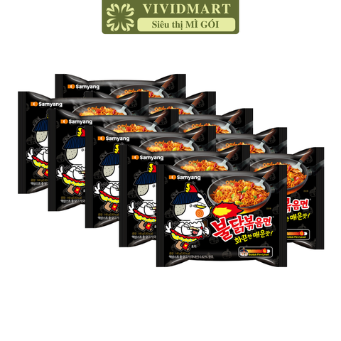 SAMYANG - Mì khô gà cay Samyang hương vị Gà cay, mì Samyang gà cay truyền thống, mì gà cay Samyang - 140g/gói - 00416