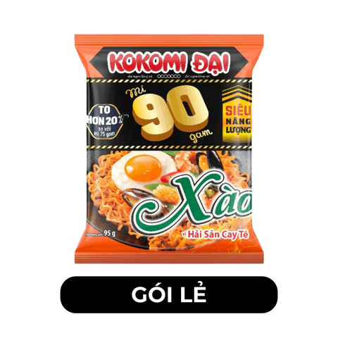 MASAN - Mì xào Kokomi 90 hương vị Hải sản cay tê, Mì Kokomi 90 Hải sản cay tê, Mì Kokomi Đại 90 - 95g/gói - 00238
