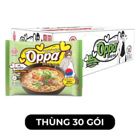 OTOKI - Mì Oppa hương vị Bò hầm, Oppa Mì bò hầm Oppa, Mì bò hầm Hàn Quốc, Mì Oppa Hàn Quốc ăn liền - 65g/gói - 00249