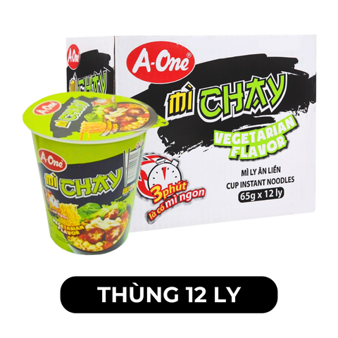 A ONE - Mì ly A-One Chay, Mì ly A One Chay, Mì ly Aone Chay, Mì Aone ly, Mì A-One ly, Mì A One ly - 65g/ly - 00230