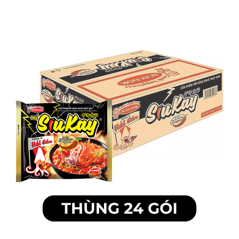 ACECOOK - Mì Siukay hương vị hải sản - 128g/gói - 00038