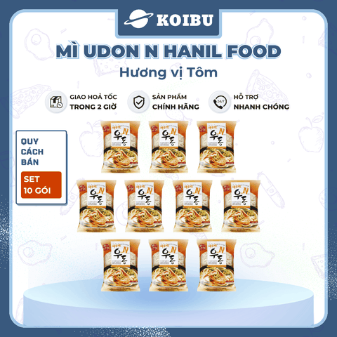 HANIL FOOD - Mì Udon N Hanil Food Hương vị Tôm - 225g/gói - 00878