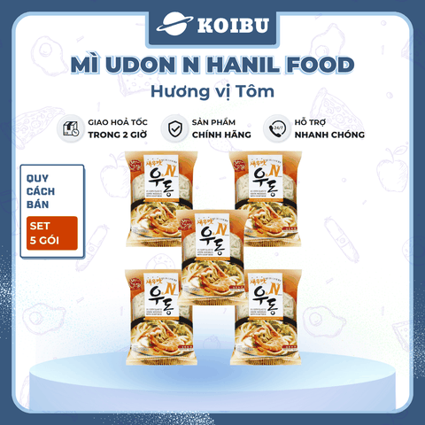 HANIL FOOD - Mì Udon N Hanil Food Hương vị Tôm - 225g/gói - 00878
