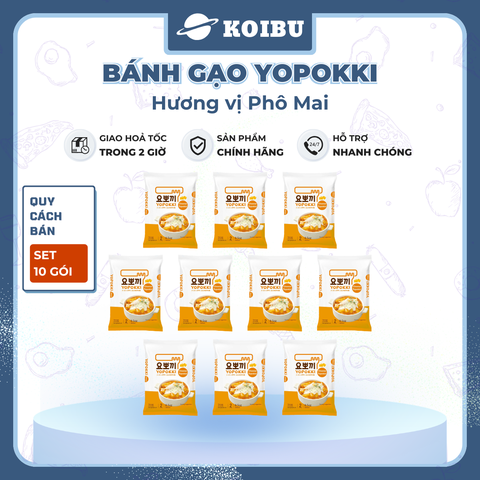 YOUNG POONG- Tokbokki Hàn Quốc Yopokki hương vị Phô mai, Bánh gạo Tokbokki  Yopokki Hàn Quốc 240g/gói - 00875