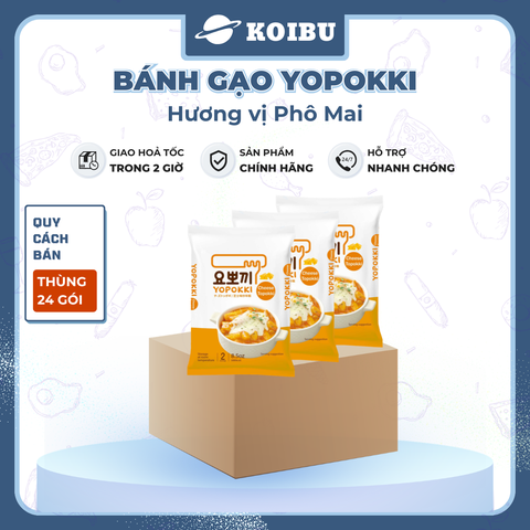 YOUNG POONG- Tokbokki Hàn Quốc Yopokki hương vị Phô mai, Bánh gạo Tokbokki  Yopokki Hàn Quốc 240g/gói - 00875